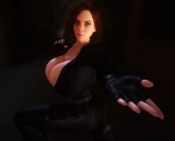 1girls 3d 3d_(artwork) alternate_breast_size asymmetrical_hair black_bodysuit black_widow_(marvel) bodysuit breasts_bigger_than_head cleavage clothed clothed_female enormous_breasts female female_only female_solo gigantic_breasts gloves green_eyes hair_over_one_eye hourglass_figure huge_breasts human human_female human_only looking_at_viewer marvel marvel_cinematic_universe massive_breasts natasha_romanoff open_bodysuit open_clothes red_hair skin_tight solo solo_female thick_thighs tight_clothes vaako wide_hips