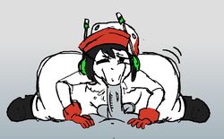 android big_ass big_butt big_thighs cave_story gay looking_at_viewer one_eye_closed quote_(cave_story) robot sodosko sucking tagme thighs