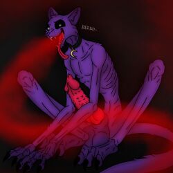 1boy 2024 2d 2d_(artwork) 2d_artwork anthro anthro_on_anthro anthro_only barbed_penis body_horror cat_ears cat_tail catnap_(poppy_playtime) claws collar crecent critters_(poppy_playtime) feline feline_genitalia furry_only large_claws large_hands long_tongue looking_at_viewer male_focus male_only mob_entertainment moon nicolasthewolf no_humans open_mouth poppy_playtime poppy_playtime_(chapter_3) purple_body purple_fur sex smiling_critters solo solo_male tagme text tongue tongue_out