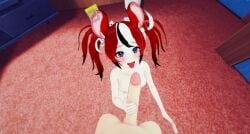 hakos_baelz handjob hololive hololive_english hololive_english_-council- hololive_english_-promise- horny_female huge_cock koikatsu pov virtual_youtuber