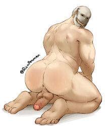 ass balls dead_by_daylight feet flaccid male male_only mask muscles muscular nude penis rickpenman solo solo_male the_trapper