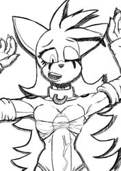 anthro armband big_penis blush breast_play breasts chest_band cleavage clothed clothing duo fan_character female frilly_panties g-string genitals goth hair huge_cock kangy-roo long_hair makeup male male/female paizuri penis raised_arms sega sex shardzy_the_ghost_cat sonic_(series) sth tattoo thong underwear vein veiny_penis