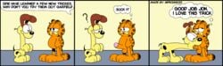 balls canid canine canis comic domestic_cat domestic_dog duo english_text felid feline felis fellatio feral forced garfield_(series) garfield_the_cat gay genitals hi_res holding_ears inprogress male male/male mammal odie oral penile penis sex text