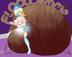 breasts diaper hypermess mario_(series) messy naked pacifier princess_rosalina