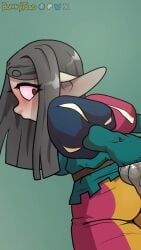 2d ahe_gao ahegao_face animated blissful bonnytoad bouncing_ass bouncing_breasts chubby chubby_female cowgirl_position cum cum_in_pussy cum_inside doggy_style floppy_ears goblin goblin_female halfling halfling_female impregnated impregnation impregnation_risk knight knight_armor knight_helmet mating open_mouth pointy_ears reverse_cowgirl_position romantic romantic_couple size_difference sound tagme video