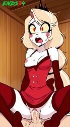 charlie morningstar (hazbin hotel) from hazbin hotel by ends34