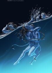 avatar avatar:_the_way_of_water gay jake_sully male male_only miles_quaritch na'vi