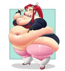 yoko littner from tengen toppa gurren lagann by ashgallalla