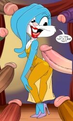 buster bunny from tiny toon adventures by aeolus06