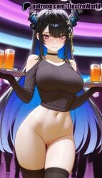 1girls 2025 ai_generated alcohol artist_name bare_shoulders beer beer_mug bendy_straw big_breasts big_chest black_gloves black_hair blush bottomless breasts bubble_tea bubble_tea_challenge burger bust busty cafe champagne champagne_flute chest clitoral_hood clitoris cocktail cocktail_glass crazy_straw cup disposable_cup drink drinking_glass drinking_straw drunk elbow_gloves electroworld exposed_pussy female french_fries glass gloves gokkun hi_res high_quality high_resolution highres holding holding_cup holding_drink holding_plate holding_tray hololive hololive_english hololive_english_-advent- ice ice_cube juice juicy_pussy large_breasts lemon lemon_slice long_hair mug navel nerissa_ravencroft orange_(fruit) orange_slice patreon patreon_username plate pudding pussy solo spilling stable_diffusion table thighhighs tight_pussy tray tropical_drink vagina virtual_youtuber vtuber waitress watermark whiskey wine_glass