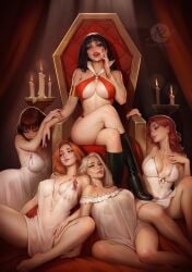 vampirella from dynamite comics by alice rauch