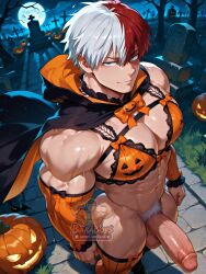 shouto todoroki from boku no hero academia by baraboys