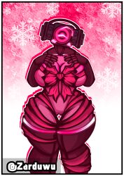 speaker woman (skibidi toilet) from christmas by zard0w0 (artist)