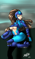 arm_cannon breasts clothes mega_man mega_man(classic) pherociouseso pzero robot rule_63