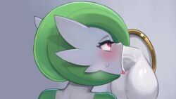 animated anus ass autofellatio balls blush bouncing_ass bouncing_breasts breasts colored_skin commentary cum cum_in_mouth cum_in_own_mouth cum_in_throat deepthroat english_commentary erection fellatio female from_behind full-package_futa futa_masturbation futanari gardevoir glory_hole green_hair green_skin grey_background grey_skin highres intersex large_breasts large_penis masturbation moaning multicolored_skin norza now_you're_thinking_with_portals oral own_penis_on_face penis penis_on_face pokemon portal_(object) pussy pussy_juice red_eyes rolling_eyes selfcest short_hair simple_background sitting solo sound swallowing sweatdrop tagme testicles thinking_with_portals tongue tongue_out twitching_penis two-tone_skin uncensored veins veiny_penis video wariza