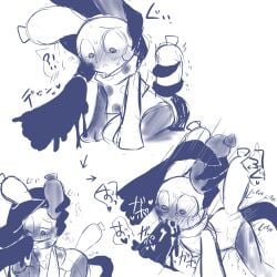 berryfunny blowjob cuntboy dandy's_world dick_out ear_grab ear_pull gagging grabbing_ears grabbing_head grabbing_tail looey_(dandy's_world) male penetration penis pussy sprout_(dandy's_world) sucking_penis suprised tail_grab tentacle tentacle_in_pussy tentacle_sex twisted_sprout_(dandy's_world)