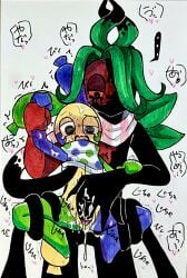 berryfunny cuntboy dandy's_world deep_penetration fingering fingers_in_pussy grabbing_arm intersex juicy_pussy leaking_pussy looey_(dandy's_world) pleasure_face pussy sprout_(dandy's_world) teasing tentacle twisted_sprout_(dandy's_world)