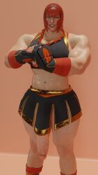 marisa rossetti from capcom by milan3d
