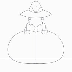 1girls animated ass ass_focus background big_ass boobs breasts bubble_butt butt butt_focus dat_ass dorahden female female_only focus focus_on_ass gif hair hat huge_ass short_hair simple_background solo solo_female thick_thighs twerk twerking unseen_female_face white_background wide_hips wip witch_hat