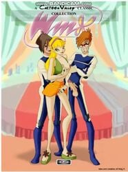 1girls 2boys 4kids_entertainment animated brandon_(winx_club) brown_hair cartoonvalley.com cum cum_on_face cumshot game helg nerd nickelodeon rainbow_(animation_studio) stella_(winx_club) three-quarter_portrait threesome timmy_(winx_club) video winx_club