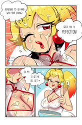 princess peach from mario (series) by sasatseng