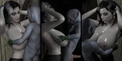 1boy 1girls 3d 3d_(artwork) agrat animated bald bethesda_softworks big_breasts black_hair blue_body blue_skin cleavage dark-skinned_female dark_body dark_elf dark_skin dunmer elf elf_ears elf_female goblin goblin_male large_breasts larger_female male/female medieval monster monster_rape no_sound paizuri pointy_ears red_eyes size_difference skyrim small_dom_big_sub smaller_male the_elder_scrolls titfuck vam video virt-a-mate virtamate