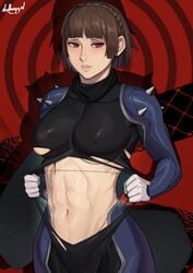 makoto niijima from atlus by nidhoggn