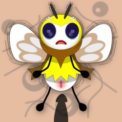 arthropod athropod big_eyes featureless_feet featureless_hands female imminent_rape insect_wings insects mespy_(artist) nintendo open_mouth pokémon_(species) pokemon ribombee scared video_games wings