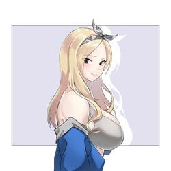 1girls blonde_hair female female_only johwa kim_miru lookism mary_kim_(lookism) solo webtoon