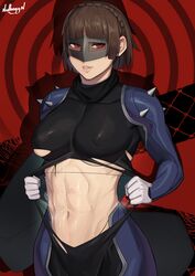 makoto niijima from atlus by nidhoggn