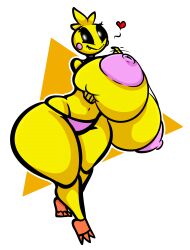 1girls 3_toes 4_fingers animatronic anthro anthro_only anthrofied areola areolae ass ass_window avian avian_humanoid bare_shoulders barefoot beakless belly belly_button big_ass big_breasts big_butt big_eyes black_eyes black_sclera bottom_heavy breast_grab breast_squeeze breasts breasts_bigger_than_head clothed clothes clothing cute eyelashes female female_only five_nights_at_freddy's full_body heart hips hourglass_figure huge_ass huge_breasts huge_butt humanoid hyper hyper_ass hyper_breasts hyper_butt large_ass large_breasts large_butt looking_at_viewer navel nipples non-mammal_breasts panties puffster3 puffylover1 robot robot_girl showing_teeth sideass simple_background smile smiling smiling_at_viewer solo solo_female standing teeth thick thick_ass thick_thighs thighs top_heavy topless toy_chica_(fnaf) underwear white_pupils wide_hips yellow_body yellow_skin