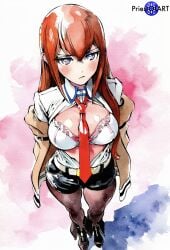 makise kurisu from steins;gate by priestofart