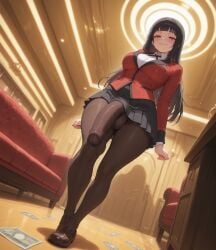 ai_generated balls ballsack below_view black_hair blunt_bangs bulge bulge_through_clothing bulge_under_clothes busty civitai clothing_bulge cock curvy curvy_figure dickgirl dickgirl_focus foreskin from_below full_body fully_clothed futa_focus futanari hi_res high_quality high_resolution highres https://wimg.rule34.xxx//samples/1674/sample_86026440091aeb62c897d4170aab4e37.jpg?14584948ai_art huge_cock jabami_yumeko large_penis low-angle_view massive_bulge pantyhose pantyhose_bulge patreon penis penis_bulge penis_in_pantyhose penis_under_clothes red_eyes school_uniform schoolgirl_uniform self_upload smirk smirking smirking_at_viewer smug smug_face smug_grin stable_diffusion uncensored uncircumcised uncut upscaled viewed_from_below voluptuous voluptuous_futa yuckle