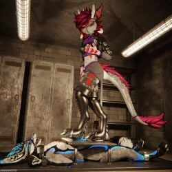 1:1 3d_(artwork) absurd_res animal_genitalia animal_penis anthro anthro_on_anthro arms_tied ball_crush ball_squeeze balls basement biped black_body black_boots black_clothing black_footwear black_fur black_shoes blender_(artwork) blender_cycles_(artwork) blue_body blue_fur blue_penis bodily_fluids bondage boot_on_balls boot_on_penis boots bound breasts canid canine canine_genitalia canine_penis canis claws clothed clothing cock_and_ball_torture cockbox crush cuff_(restraint) cum cum_dripping_from_penis cum_on_penis depth_of_field digital_media_(artwork) dominant dragonplayer dragonplayer_(character) duo erection feet female flat_balls foot_crush foot_fetish foot_on_balls foot_on_penis foot_play footwear fox fur genital_fluids genital_torture genitals goth_boots grey_body grey_fur hair hi_res hindpaw hybrid inside jacket jex knot leather leather_boots leather_clothing leather_footwear leather_jacket leather_topwear legs_tied legwear male male/female mammal metal_cuffs moan multicolored_body nardoragon nude on_ground open_mouth orgasm pain paws penis penis_squeeze piercing rainsoar reflection restraints rexouium sex shirt shoes shoes_on slim slim_anthro slim_male slim_sub smile standing standing_on_balls submissive submissive_male tail topwear torture trampling white_body white_fur