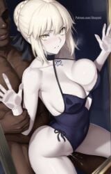 artoria pendragon from blacked by aisuyuni