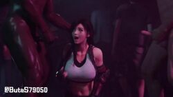 1girls 3d 3d_(artwork) 3d_animation 3d_model 4boys animated blowjob buta-san cum cum_in_mouth cum_inside cum_on_face cumshot dark-skinned_male final_fantasy final_fantasy_vii handjob irrumatio multiple_boys multiple_males nude nude_male nude_male_clothed_female oral oral_penetration oral_sex penis penis_in_mouth short_video shorter_than_30_seconds sound tagme thrusting thrusting_into_mouth tifa_lockhart video