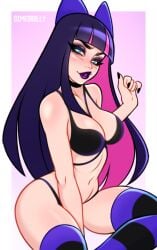 stocking anarchy from panty & stocking with garterbelt by dimedrolly