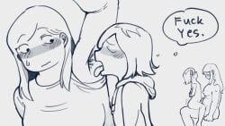 angel_martinez armpit armpit_fetish armpit_hair armpit_licking blindfold blindfolded blush bondage breasts chubby_female clinical_trial_(game) closed_eyes duo facing_each_other gay genderswap_(mtf) hoodie humping lee_smith long_hair looking_at_partner looking_at_penis naked penis pubic_hair rule_63 short_hair sitting_on_lap size_difference sweat sweating tied_up tripndeath