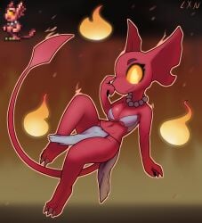 fire imp (terraria) from terraria by lennoxicon