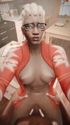 1boy 1girls 3d 3d_animation 9:16 age_difference animated cawneil chocolate_girl cozy_sojourn cyborg dark-skinned_female dark-skinned_male dark_skin ebony ebony_female female female_penetrated gilf glasses grey_hair male mature_female mizzpeachy moan moaning old_woman overwatch overwatch_2 penetration pov pov_eye_contact pussy sex shorter_than_10_seconds sojourn_(overwatch) sound sound_effects vaginal_penetration vaginal_sex vertical_video video