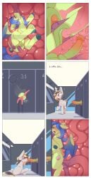 absurd_res anal anal_sex animal_genitalia ass blush bodily_fluids chapaevv clitoris comic digital_media_(artwork) duo english_text erection fan_character female feral friendship_is_magic futafication futanisation genital_fluids genitals hair hasbro herm hi_res intersex intersex/female lily_(oc) locker my_little_pony nipples nude open_mouth oral penetration penis penis_sniffing sex sniffing tail tentacle tentacle_penetration tentacle_sex text tongue totalspark_(totalspork) turnin_into_futa vaginal_penetration vulva wings