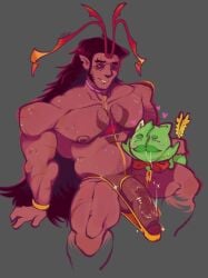 accessory after_oral blush bodily_fluids body_hair bondage burning_spice_cookie cabbage catbbage clothing cock_ring collar cookie cookie_run cookie_run_kingdom duo elemental_creature facial_hair felid flora_fauna food gem genitals green_body hair half-erect heart_symbol hi_res humanoid jewelry leash long_hair male male/male mammal musclegut muscular muscular_male penis penis_accessory penis_jewelry petplay plant red_body roleplay saliva saliva_on_penis saliva_string scar sideburns sitting size_difference slightly_chubby small_dom_big_sub sparkles speedo sweat swimwear tail vegetable vein veiny_penis