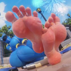 3d absurd_res alternate_version_available ass blue_clothing blue_latex blue_outfit blue_pyro_(team_fortress_2) blue_suit cand3d feet_focus female_focus female_only fempyro foot_fetish footwear gas_mask gloves hi_res highres hips huge_breasts huge_thighs large_breasts large_thighs latex latex_bodysuit latex_gloves latex_suit mask masked musk musk_clouds pyro_(team_fortress_2)team_fortress_2 soles