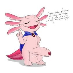 1boy anthro aristotle_(billie_bust_up) artist_request big_balls big_penis billie_bust_up closed_eyes edited_screencap hanging_balls male male_only pink_body singing xd