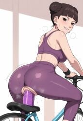 1girls ai_generated anus arm_support ass ass_focus big_ass bike blunt_bangs boruto:_naruto_next_generations breasts brown_eyes brown_hair dildo dildo_in_pussy exercise exercise_bike exposed_ass female female_focus female_only hair_buns hi_res high_resolution highres hips leggings light-skinned_female light_skin lips looking_back mature mature_female milf narugirlshot naruto naruto_(series) no_bra pale-skinned_female pale_skin pants parted_lips perky_breasts pink_lips pink_lipstick pink_shorts pinup riding_bike ripped_clothing ripped_pants sex_toy sex_toy_in_pussy sex_toy_insertion shorts shounen_jump shueisha sleeveless solo solo_female solo_focus sports_bra sweat sweatdrop sweating sweaty tenten tied_hair toned_female torn_clothes torn_pants underboob very_high_resolution weekly_shonen_jump weekly_shounen_jump wide_hips working_out workout workout_clothes