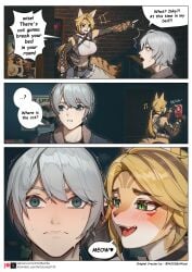 big_breasts breasts cleavage female furry huge_breasts janjin192 pulchra_fellini tagme thick_thighs wide_hips wise_(zenless_zone_zero)