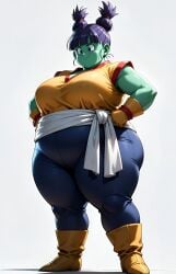 1girls ai_generated big_ass big_breasts big_butt brasil_louco bubble_ass bubble_butt chubby chubby_female dragon_ball dragon_ball_super fat fat_ass fat_female female female_only full_body fully_clothed huge_breasts monna seductive seductive_look seductive_smile shueisha simple_background solo solo_female solo_focus tagme toei_animation white_background