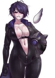 1girls 2026 alluring big_breasts bikesuit bodysuit breasts catastrophe_(artist) curvaceous curvaceous_body curvaceous_female curvaceous_figure curvaceous_hips curvy curvy_body curvy_female curvy_figure curvy_hips enticing female helmet hips hourglass_figure huge_breasts large_breasts light-skinned_female light_skin looking_at_viewer massive_breasts motorcycle_helmet open_bodysuit open_clothes purple_hair ricotta_(trickcal_re:vive) seducing seductive seductive_look shiny shiny_breasts shiny_skin short_hair simple_background skin_tight smile smiling smiling_at_viewer suitcase sweat sweatdrop sweating sweaty sweaty_body sweaty_breasts teasing teasing_viewer temptation tempting tempting_viewer textless textless_version thick thick_breasts thick_hips thick_thighs tight_clothes tight_clothing trickcal trickcal_re:vive unzipped unzipped_bodysuit voluptuous voluptuous_female white_background wide_hips zipper zipper_down zipper_pull_tab