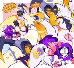 1boy1girl adam_(hazbin_hotel) angel angel_humanoid anthro ass ass_bigger_than_head big_ass big_butt big_thighs bileshroom black_body blush bodily_fluids breasts bubble_ass bubble_butt cervical_penetration cherub claws clothed clothing cunnilingus duo fanart fangs fat_ass female fur genitals hair halo haru_(masochistfox) hazbin_hotel hi_res horn huge_ass huge_butt huge_thighs humanoid inside inside_view internal licking licking_pussy long_tongue long_tongue_penetration looking_pleasured male male/female massive_ass massive_thighs nipples oc_x_canon ocxcanon open_mouth open_smile oral panties_aside partially_clothed penetration purple_body purple_fur purple_hair pussy saliva sex sketch_page smile teeth thick_ass thick_legs thick_thighs thunder_thighs thunderthighs tits_out tongue tongue_fucking tongue_in_pussy tongue_out uterus vaginal_fluids vaginal_insertion vaginal_juices vaginal_penetration vaginal_sex wide_hips wide_thighs wings womb x-ray yellow_eyes