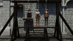 asphyxiation ciri defeated execution hanged necrophilia snuff the_witcher_(series) triss_merigold yennefer yennefer_of_vengerberg